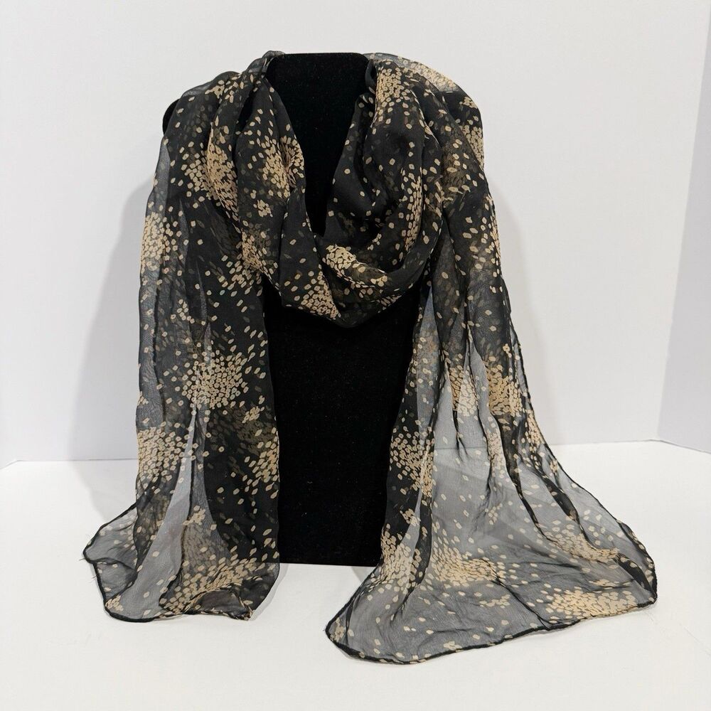 Fashion Women’s Scarf Polyester Wrap Summer Scarves 58” X 12” - Picture 5 of 13